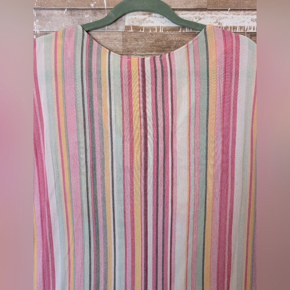 Savannah Jane Embroidered V Neck Tunic With Embroidery On Bell Sleeves - Picture 15 of 16